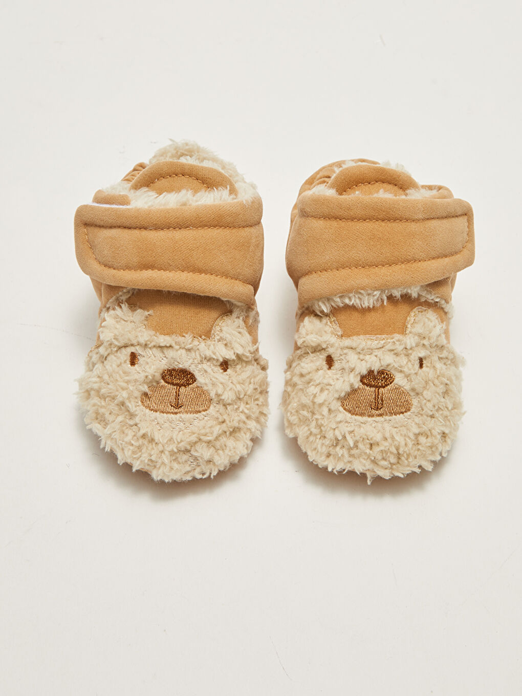LCW STEPS Embroidery Detail Velcro Closure Pre-Toddler Baby Boy House Shoes -W1JI85Z1-RYG