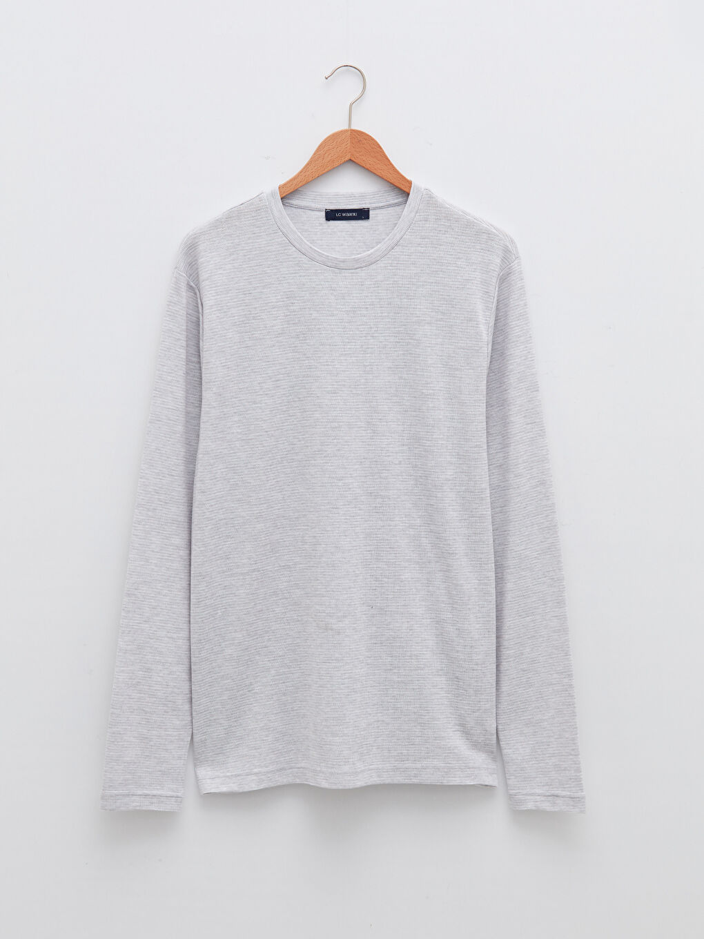 Crew Neck Long Sleeve Men's T-Shirt