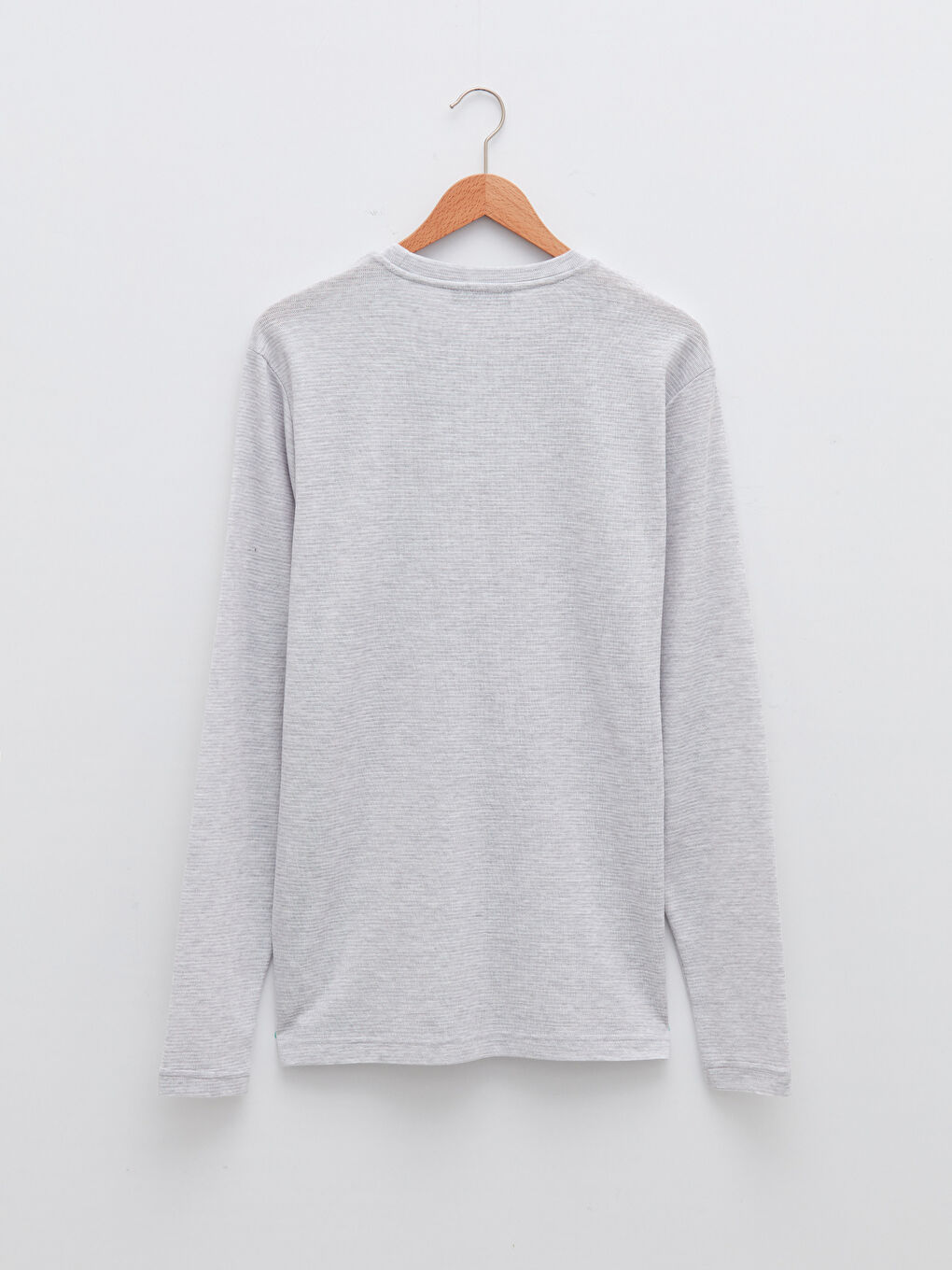 Crew Neck Long Sleeve Men's T-Shirt-1