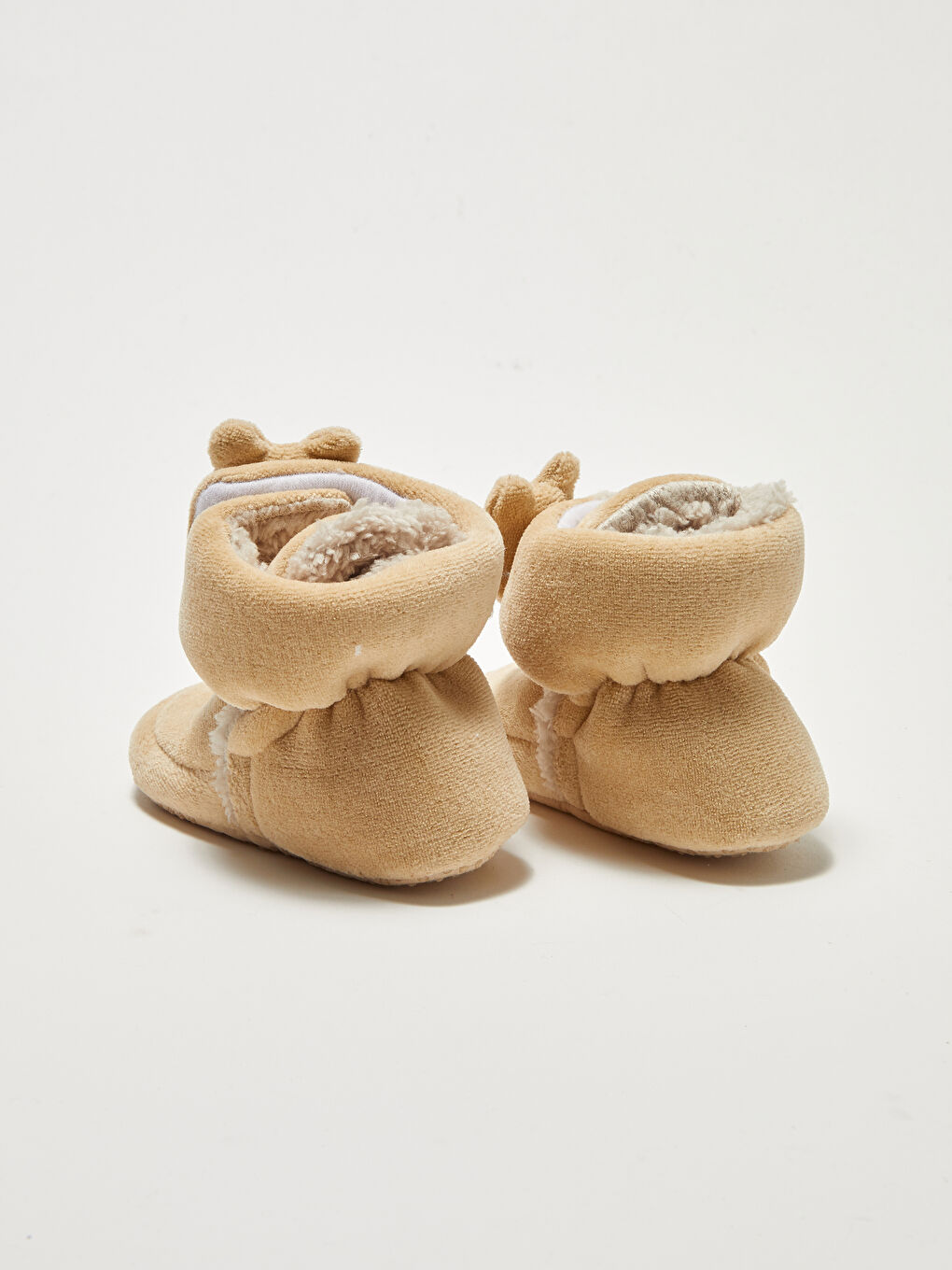 Applique Detailed Hook and Loop Pre-Toddler Baby Boy House Boots-2