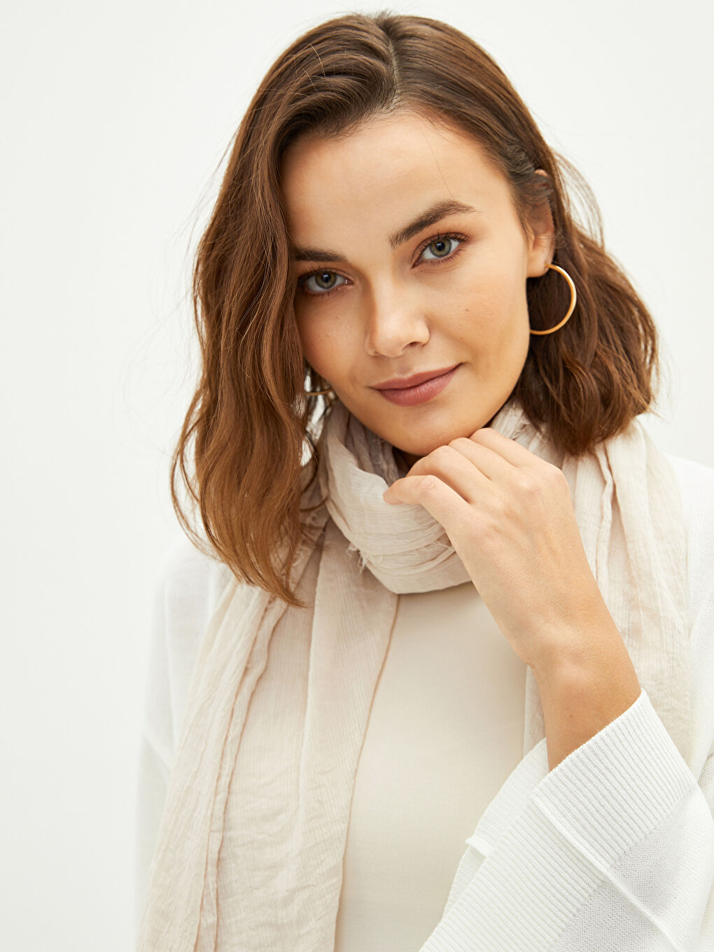 Women's Plain Scarf-1