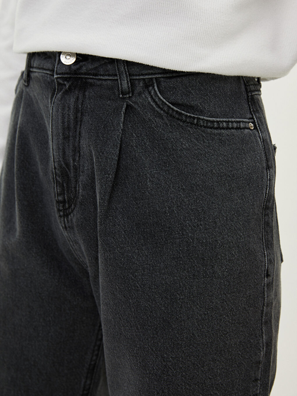 Yüksek Bel Slim Fit Kadın Jean Pantolon-4