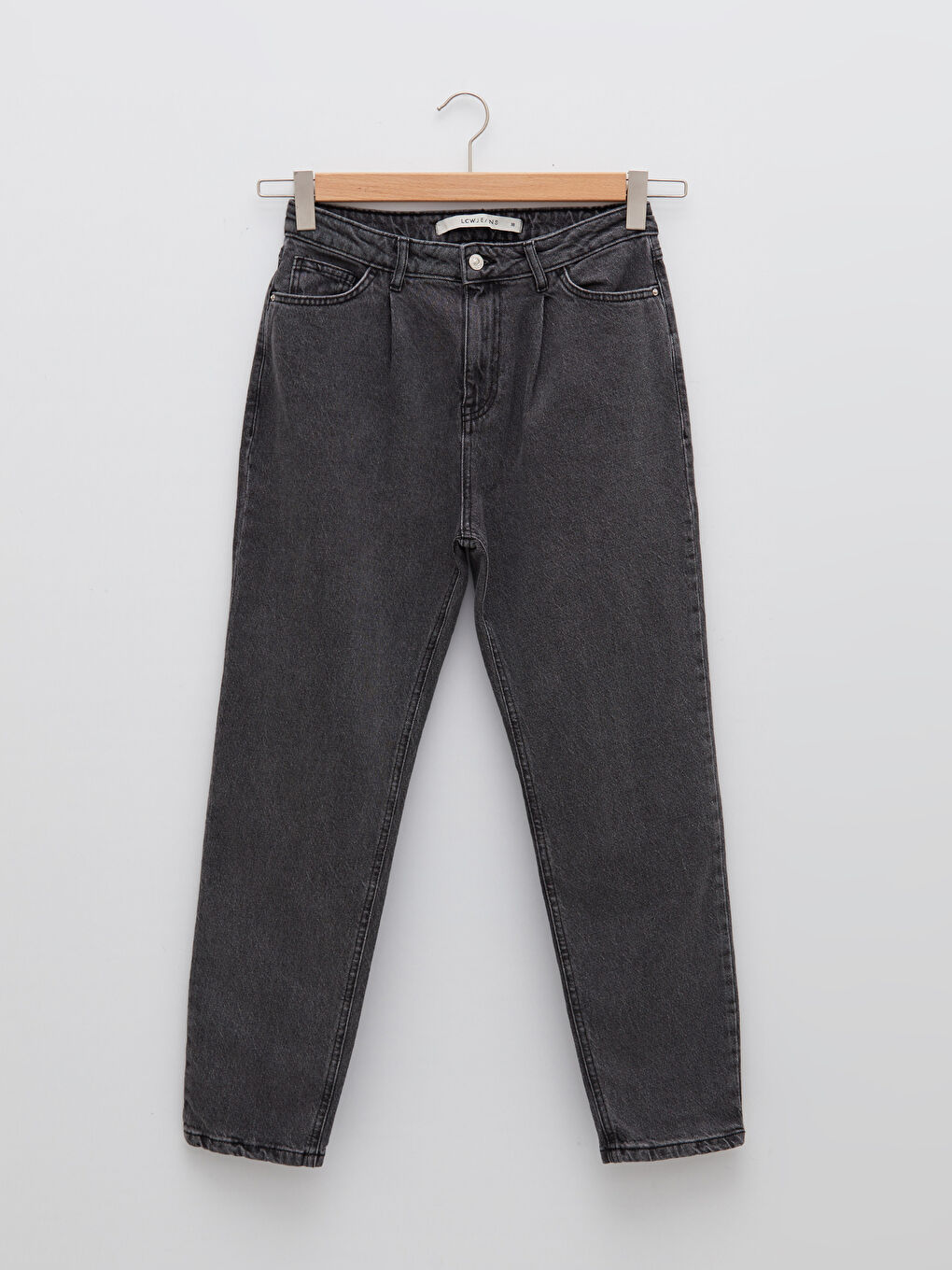 Yüksek Bel Slim Fit Kadın Jean Pantolon-5