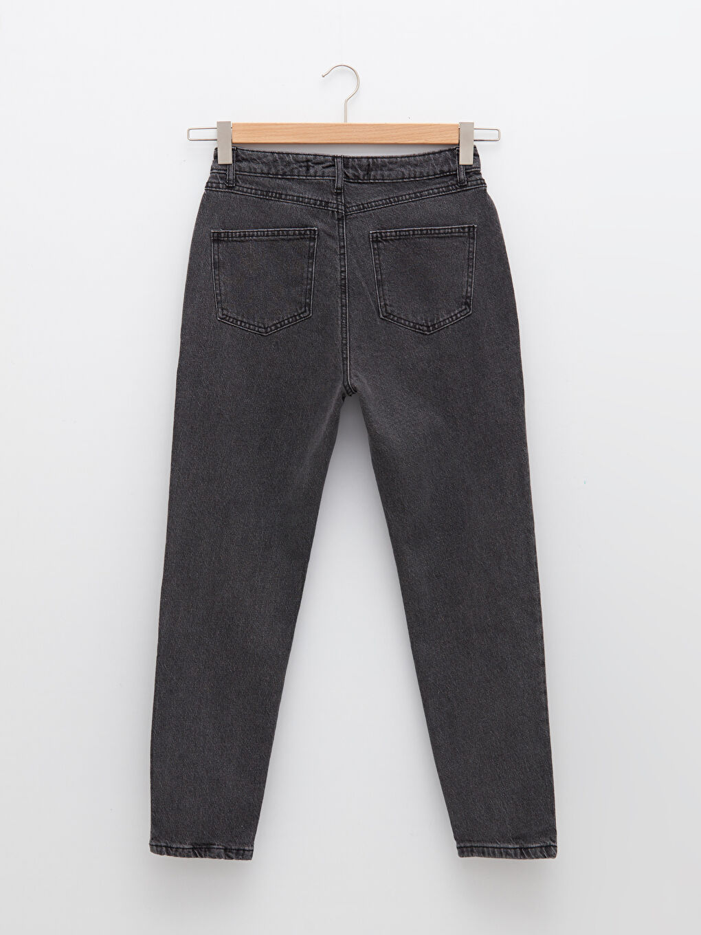 Yüksek Bel Slim Fit Kadın Jean Pantolon-6