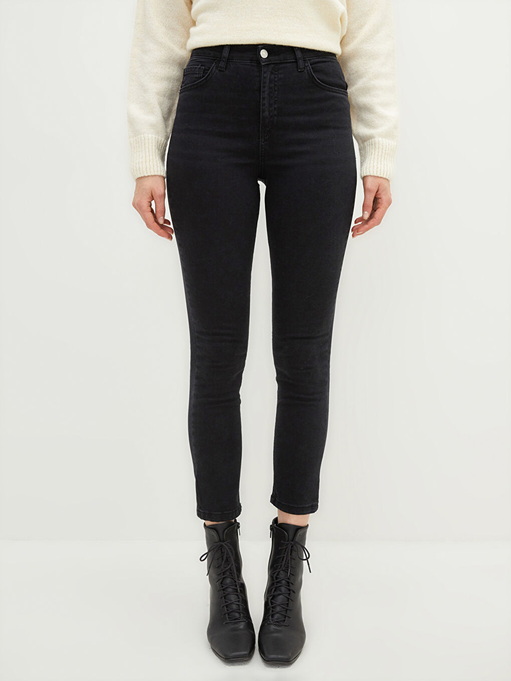 Mercury Skinny Fit Women's Rodeo Jean Pants with Pocket Detail-3