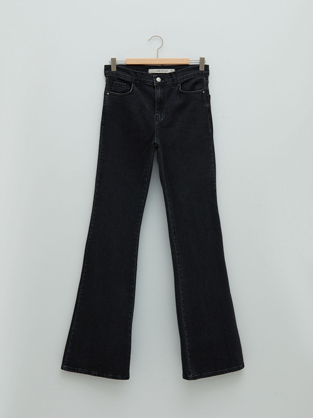 LCWAIKIKI Basic Hohe Taille Mars Ausgestellte Jeans für Damen -W1JK27Z8-KSK