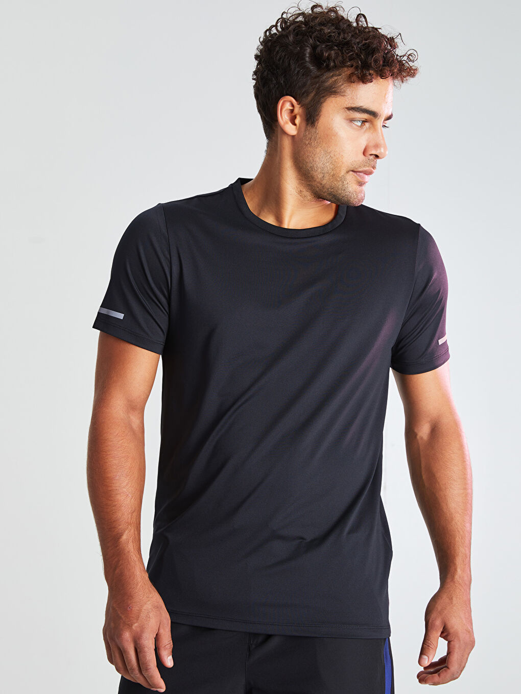 Футболка для спорта с круглым вырезом и коротким рукавом для мужчин-2