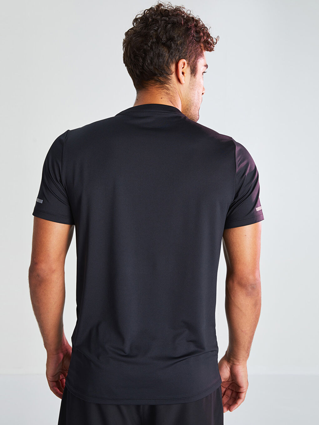 Футболка для спорта с круглым вырезом и коротким рукавом для мужчин-5
