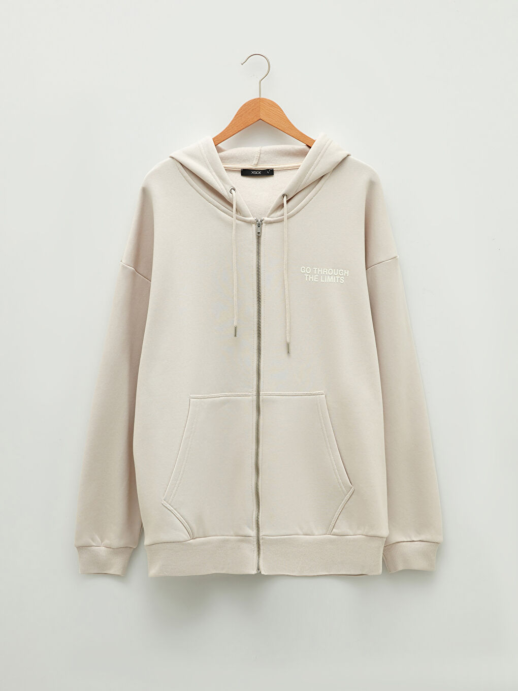 Hooded Long Sleeve Printed Zipper Men's Cardigan-5