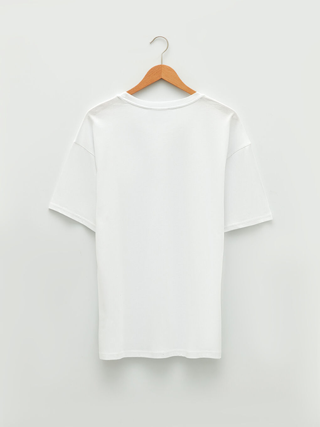 T-Shirt Pour Hommes En Jersey Imprimé À Manches Courtes Et Col Rond Surdimensionné-6