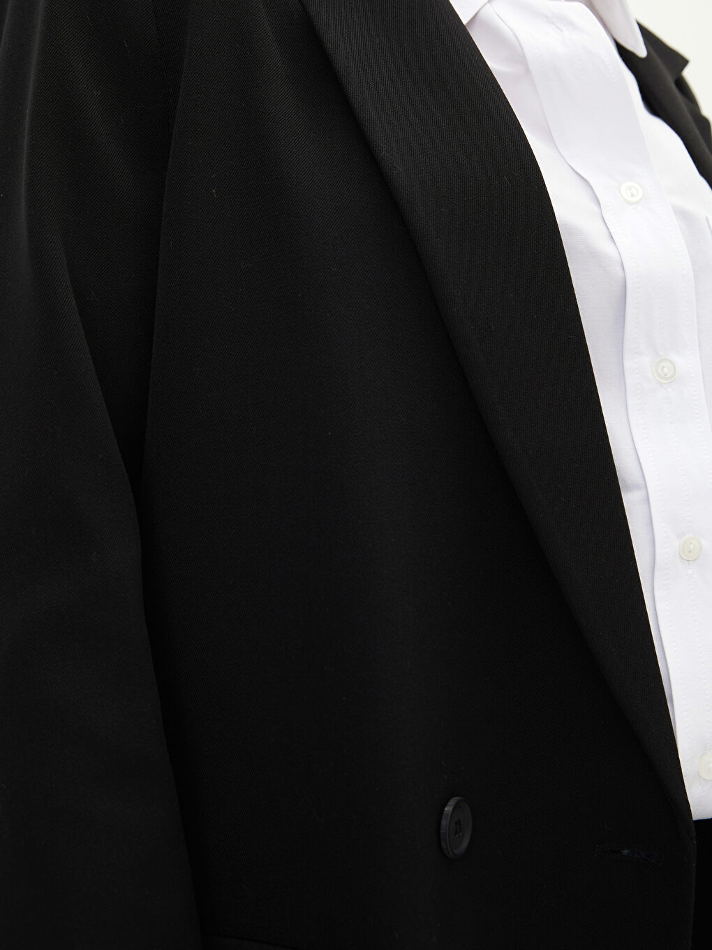 Sacou Blazer Damă cu Mânecă Lungă și Închidere cu Nasturi în Față-3