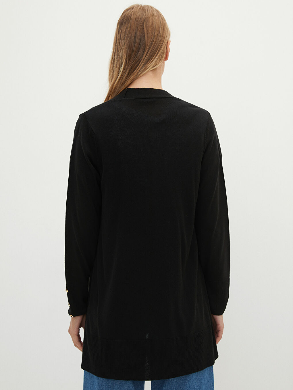 LCWAIKIKI Basic Schalkragen Schlicht Langarm Strickjacke für Damen -W1JL42Z8-CVL