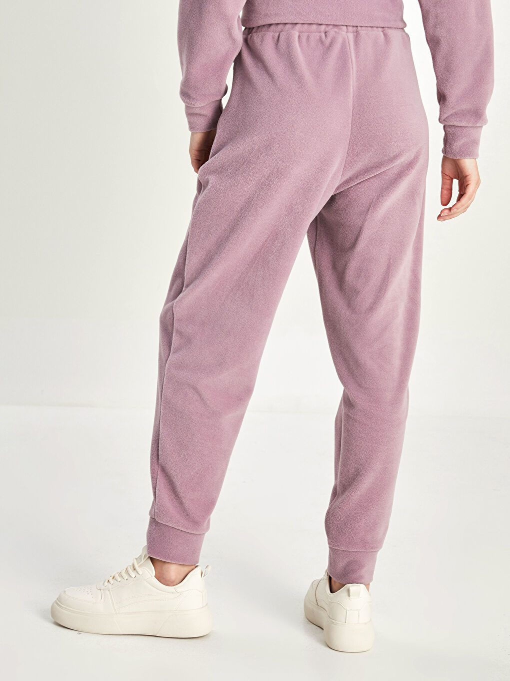 Elastic Waist Regular Pocket Detailed Women's Jogger Sweatpants-4
