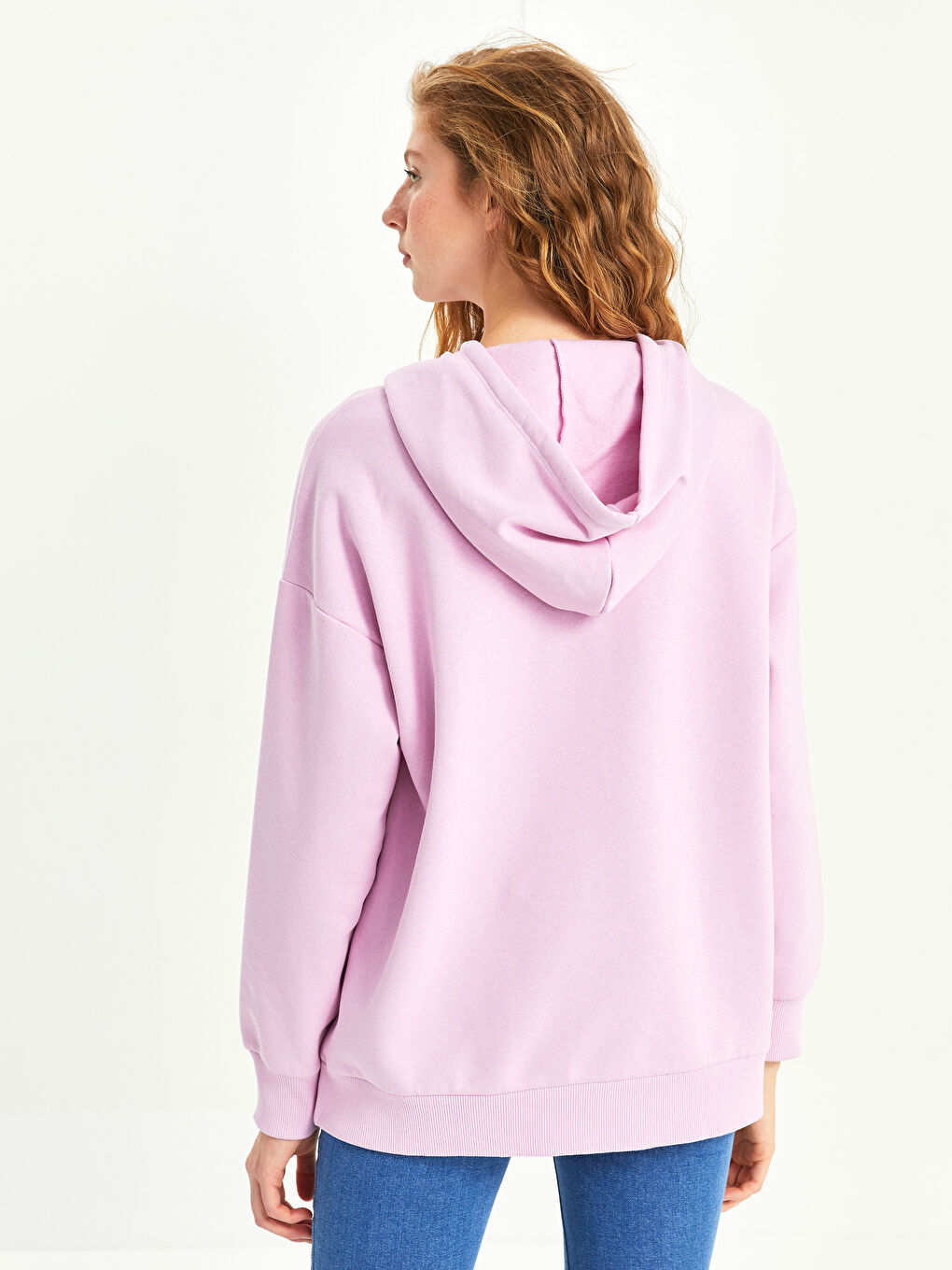 XSIDE Hooded Pink Panther Printed Women's Thick Sweatshirt -W1JM56Z8-G6L
