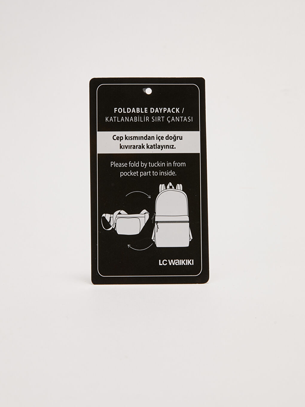 Мужской рюкзак с поясной сумкой с буквенным принтом-6