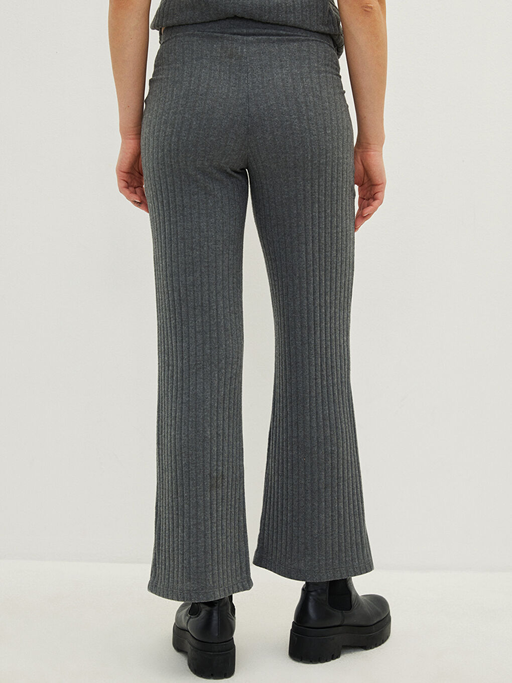 بنطلون رياضي حريمي للحوامل مقاس عادي سادة بخصر مطاطي-3