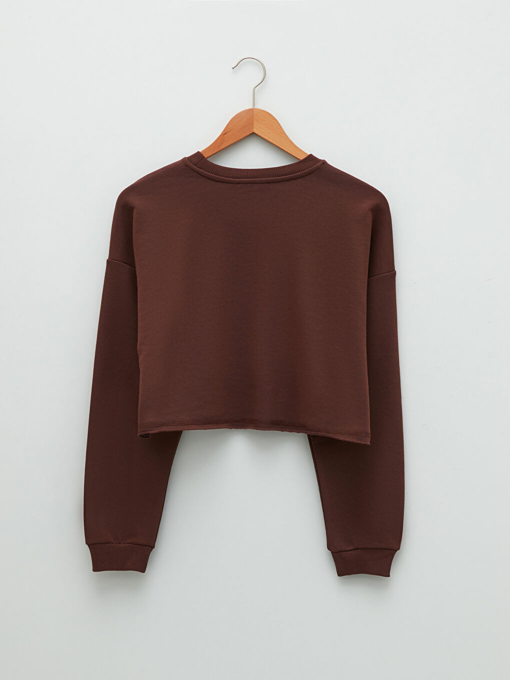 XSIDE Rundhalsausschnitt Slogan Bedruckt Langarm Damen Sweatshirt -W1JN06Z8-HGT