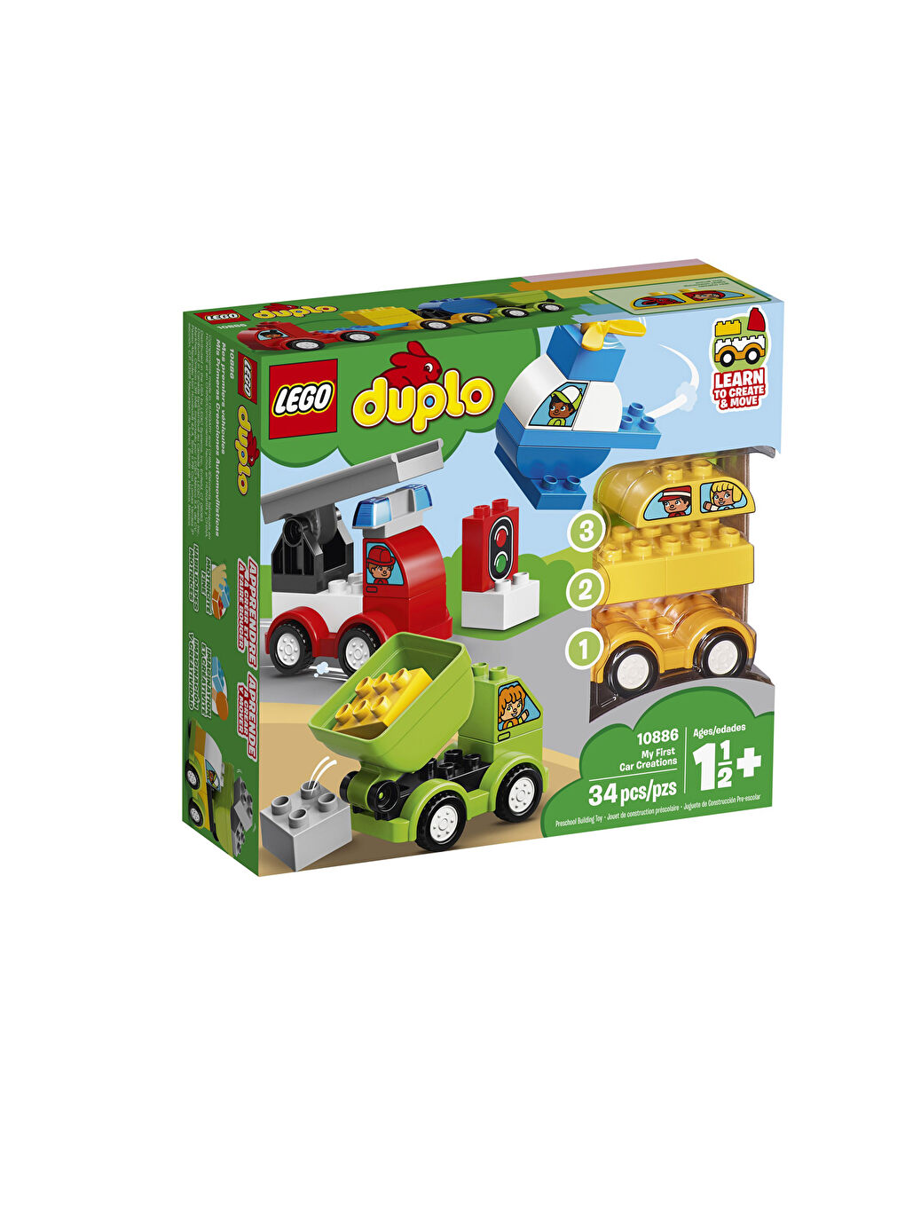 LEGO DUPLO My First Car Designs 10886 -W1JN47Z4-M0T