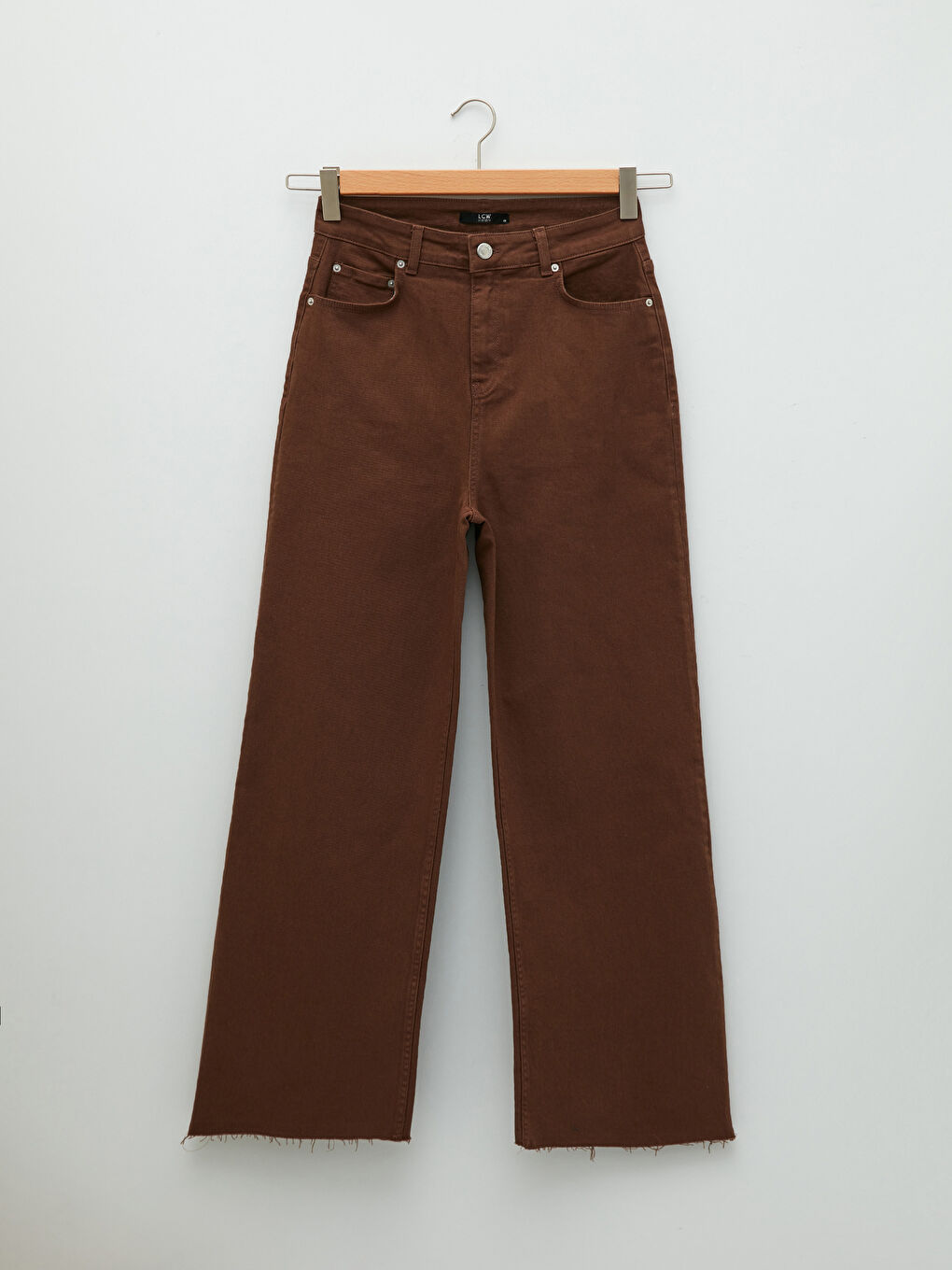 Blugi Standard Fit cu Detalii la Buzunar pentru Femei-5