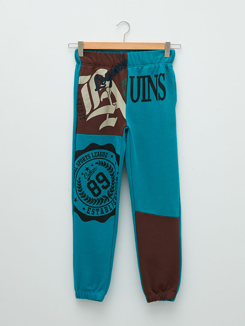 Elasticated Waist Printed Women's Jogger Sweatpants -W1JO25Z8-HGT