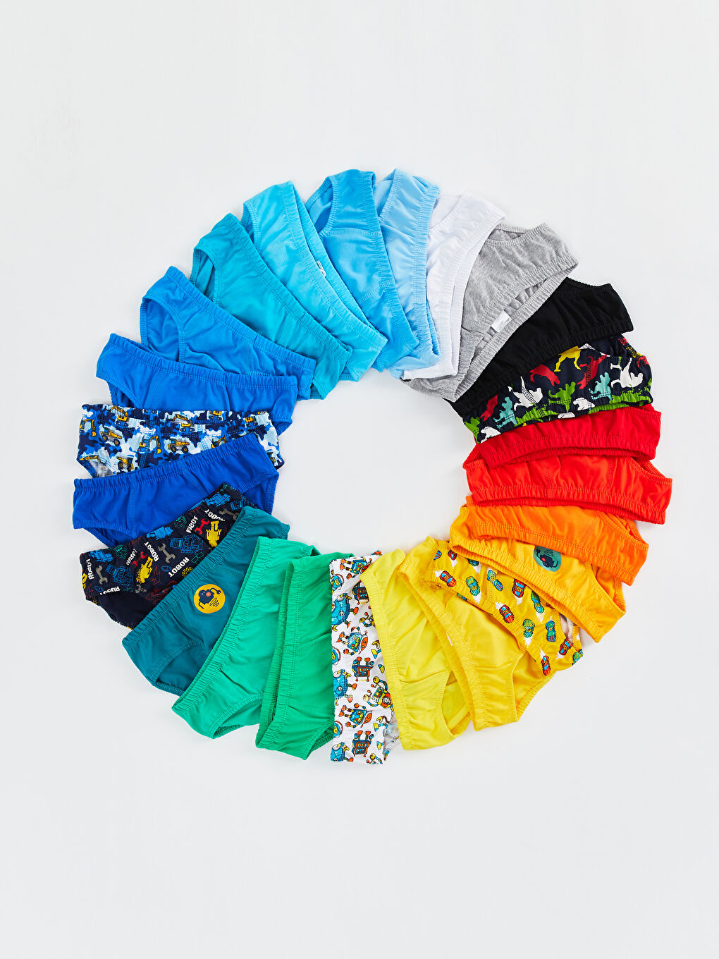 Chiloți din Bumbac pentru Băieți, Pachet de 2-2