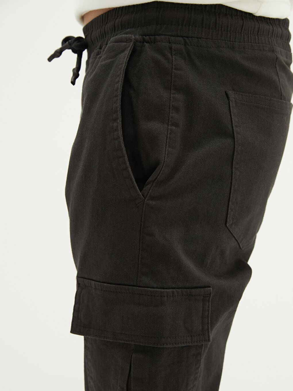 Antrasit Slim Fit Erkek Jogger Pantolon-4