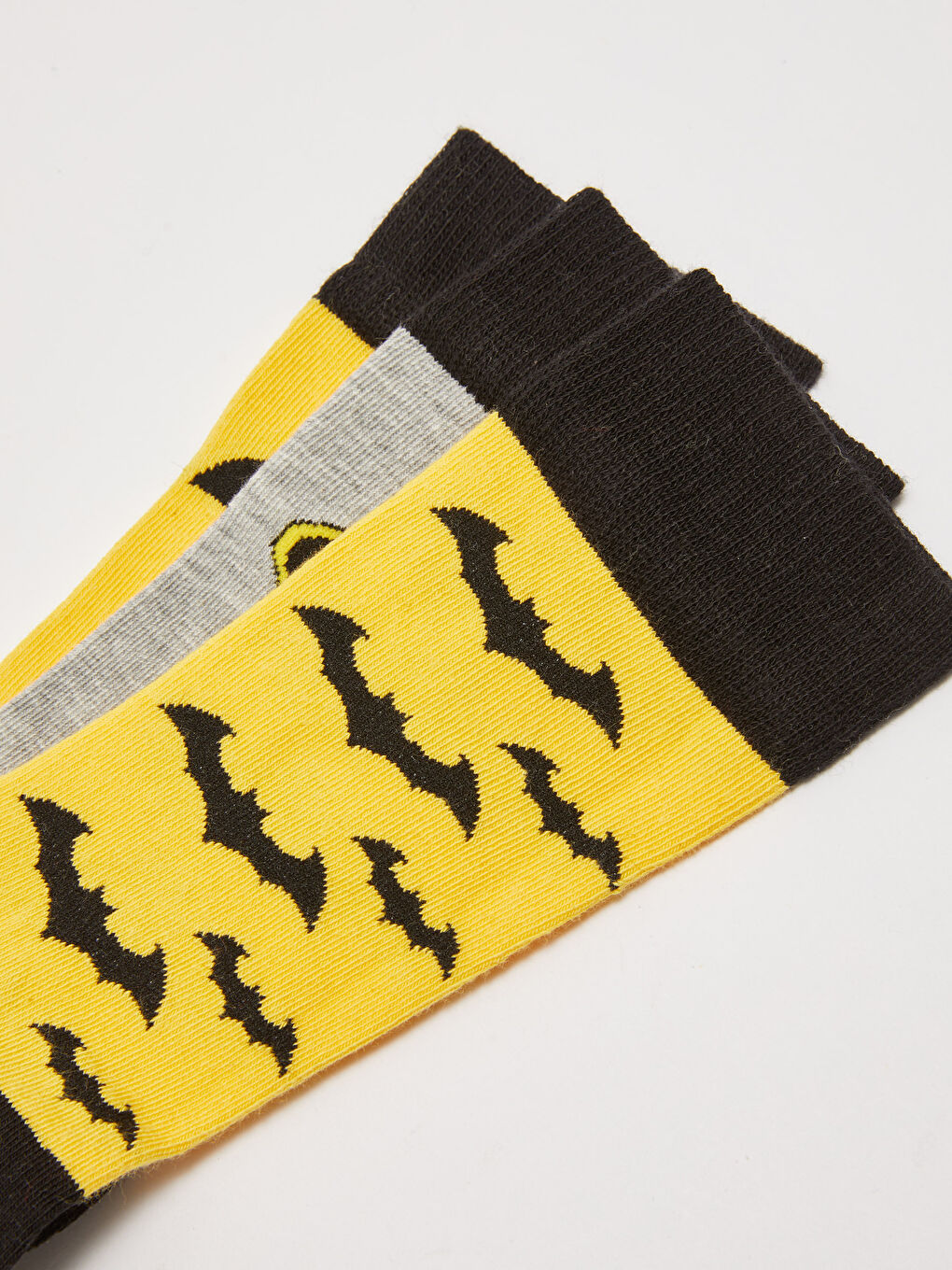 LCW ACCESSORIES Batman Printed Men's Socks 3 Pack -W1JO73Z8-K00