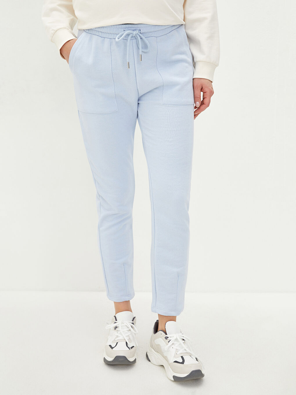 LCWAIKIKI Maternity Jogginghose für die Schwangerschaft mit elastischem Bund und Schnürung -W1JO83Z8-FWA