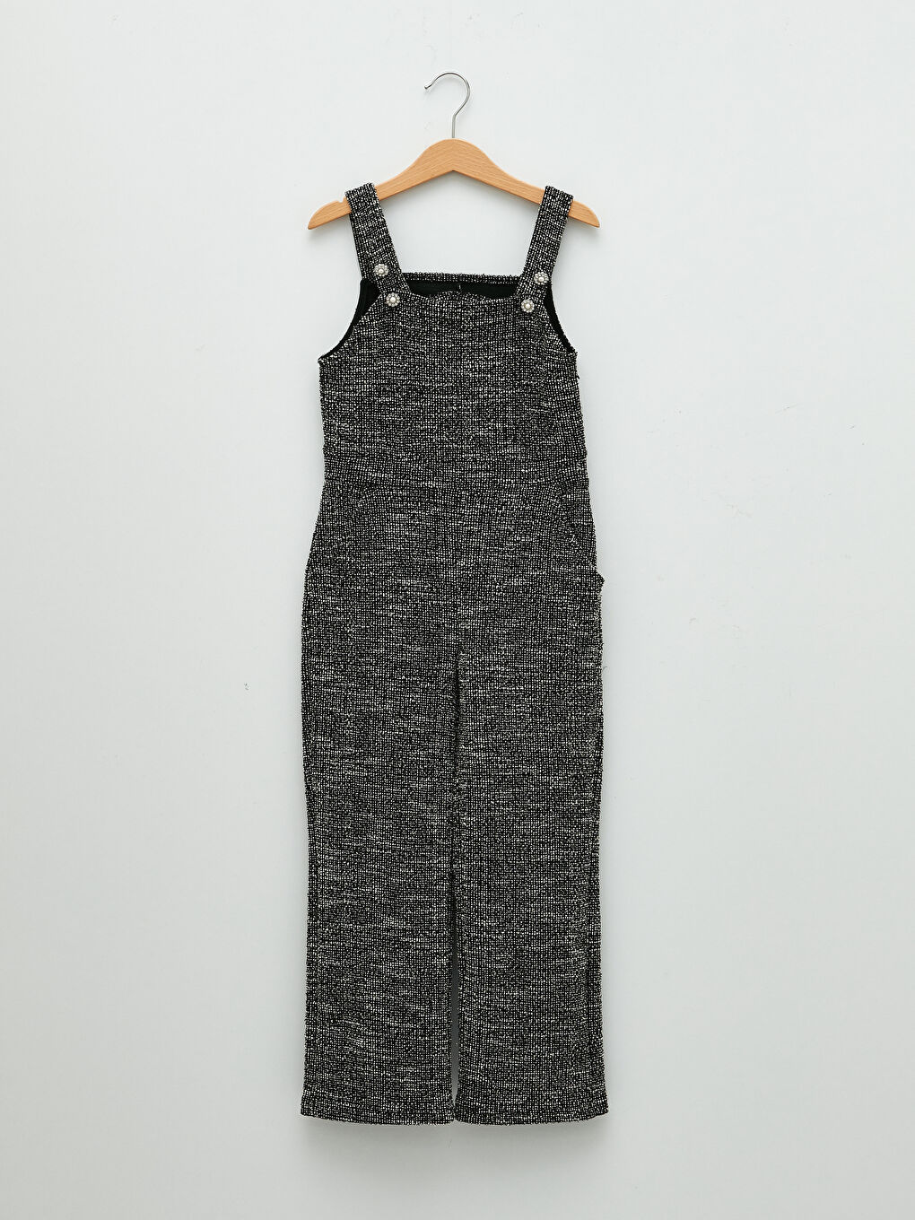LC WAIKIKI Square Collar Suspended Self Girl Jumpsuit -W1JO93Z4-MJQ