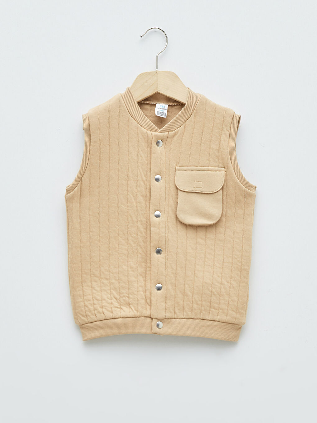 LCW baby Baby Jungen Weste mit Rundhalsausschnitt -W1JP02Z1-GGL