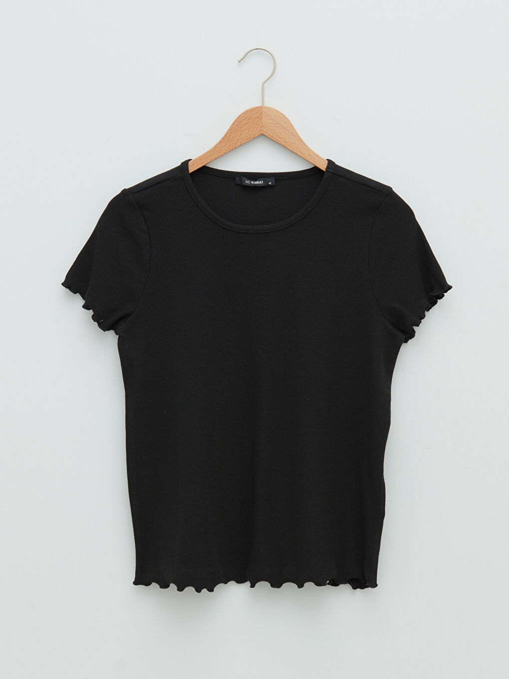 Plus Size Crew Neck Straight Short Sleeve Women's T-Shirt-4