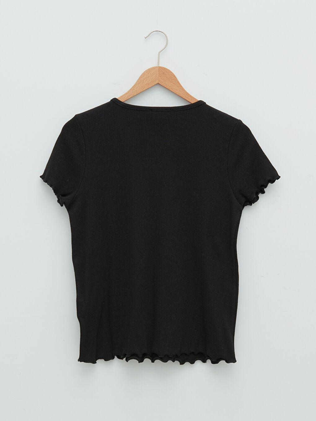 Plus Size Crew Neck Straight Short Sleeve Women's T-Shirt-5