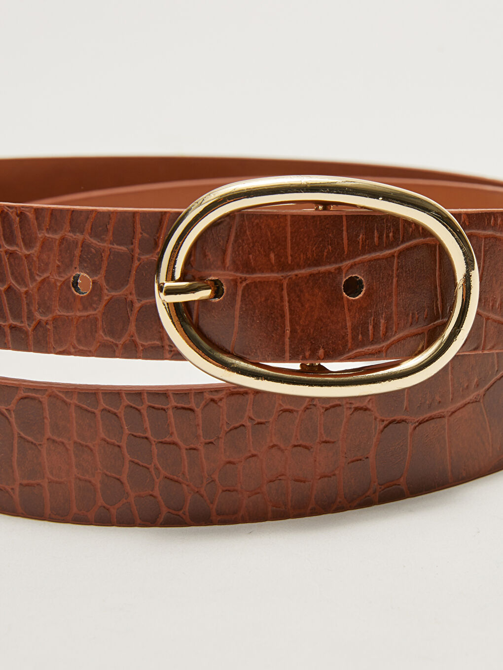 Ceinture pour Femmes à Motif Auto en Similicuir-1