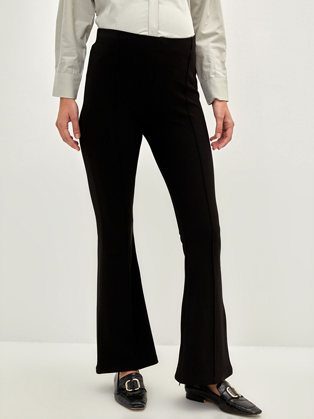 Легінси Для Вагітних Прямі Іспанські З Еластичною Талією-3