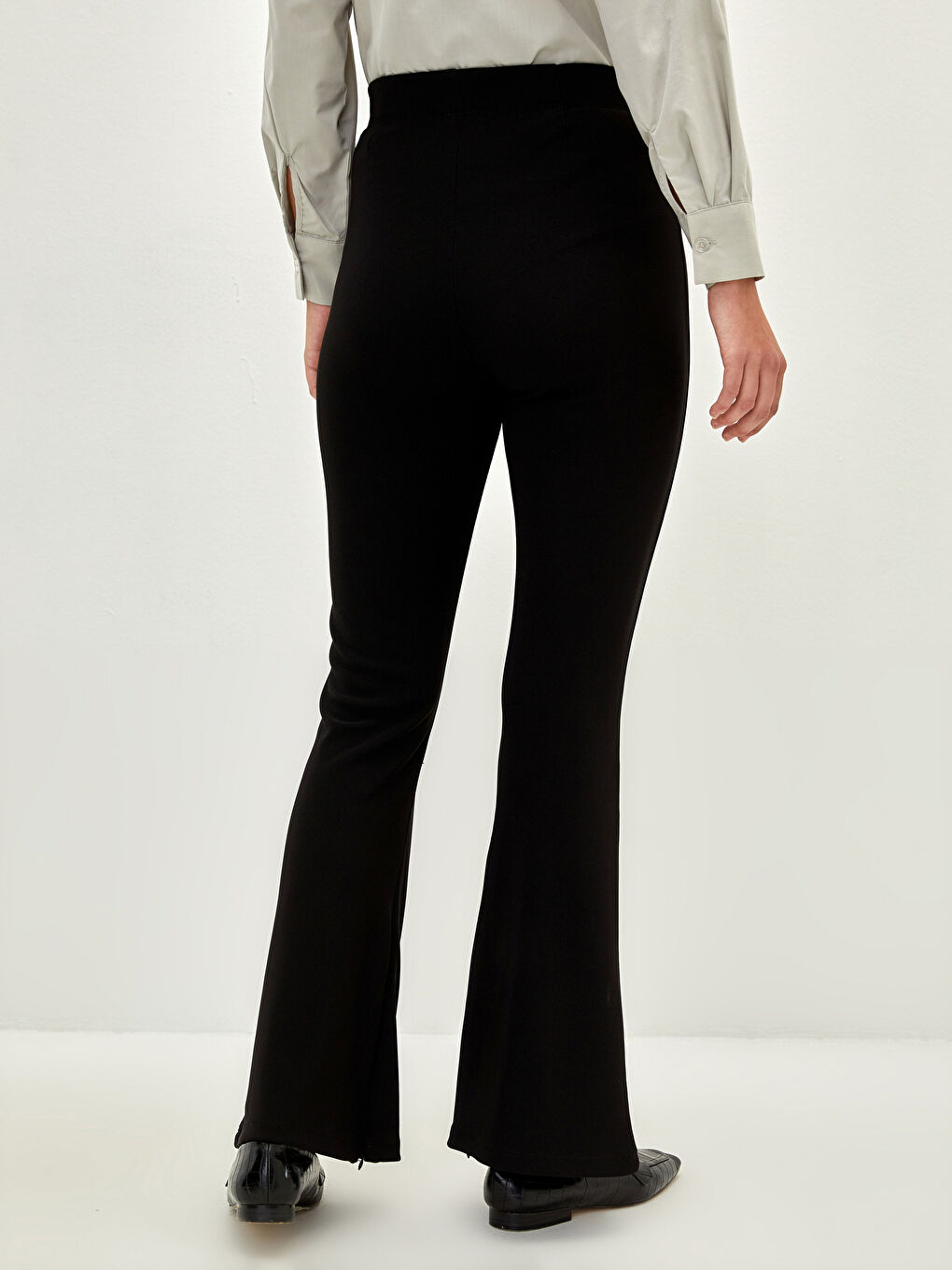 Легінси Для Вагітних Прямі Іспанські З Еластичною Талією-4