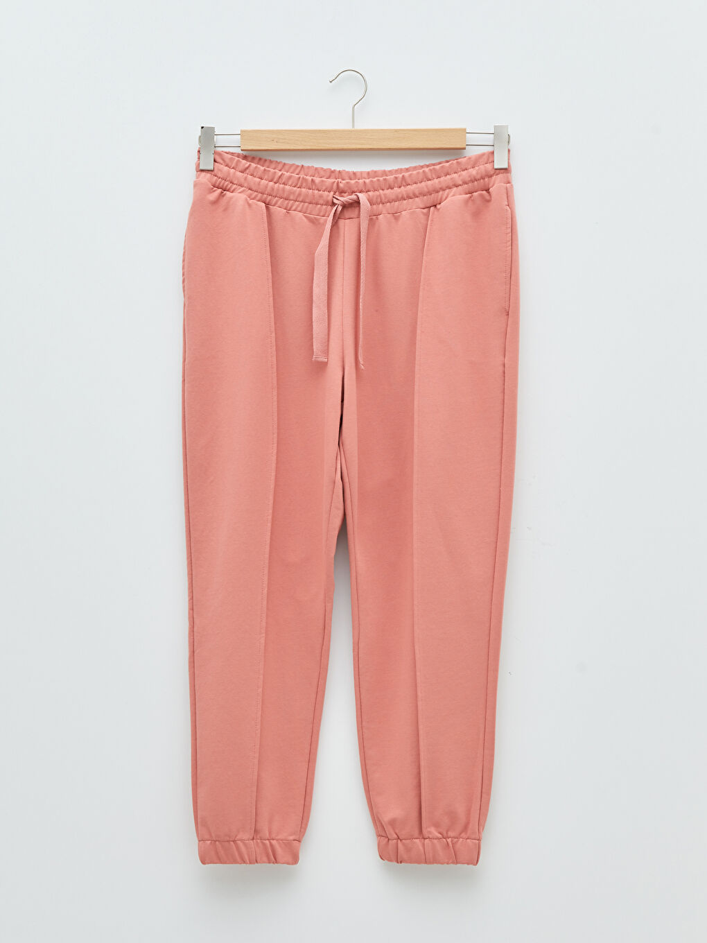 LC WAIKIKI Plus Size Women's Elastic Waist Flat Pocket Detailed Jogger Sweatpants -W1JQ67Z8-GSD