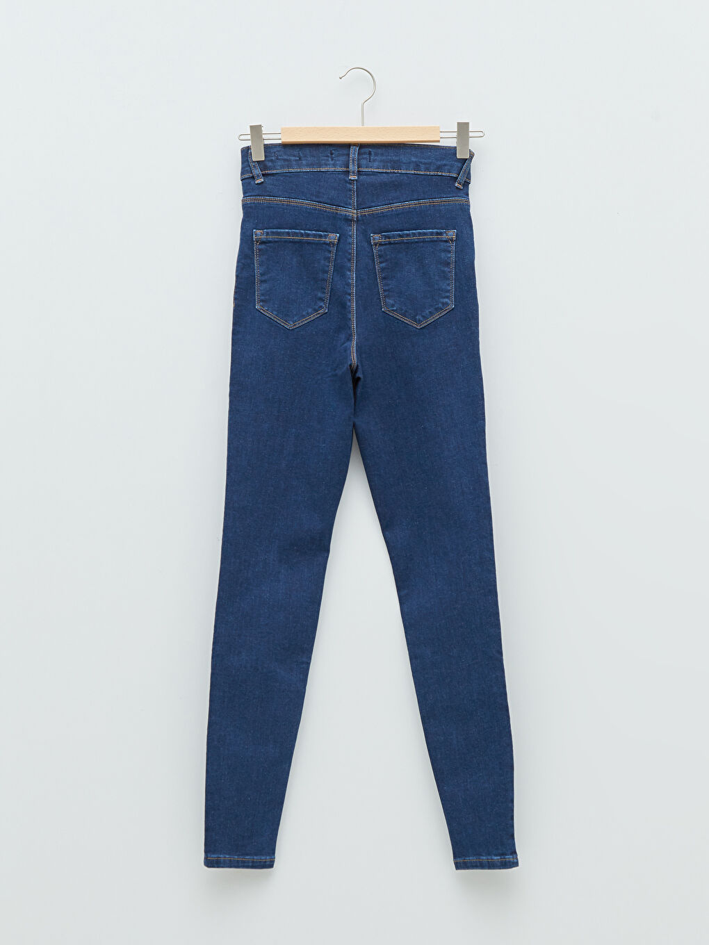 İndigo Yüksek Bel Jüpiter Süper Skinny Fit Kadın Jean Pantolon-6