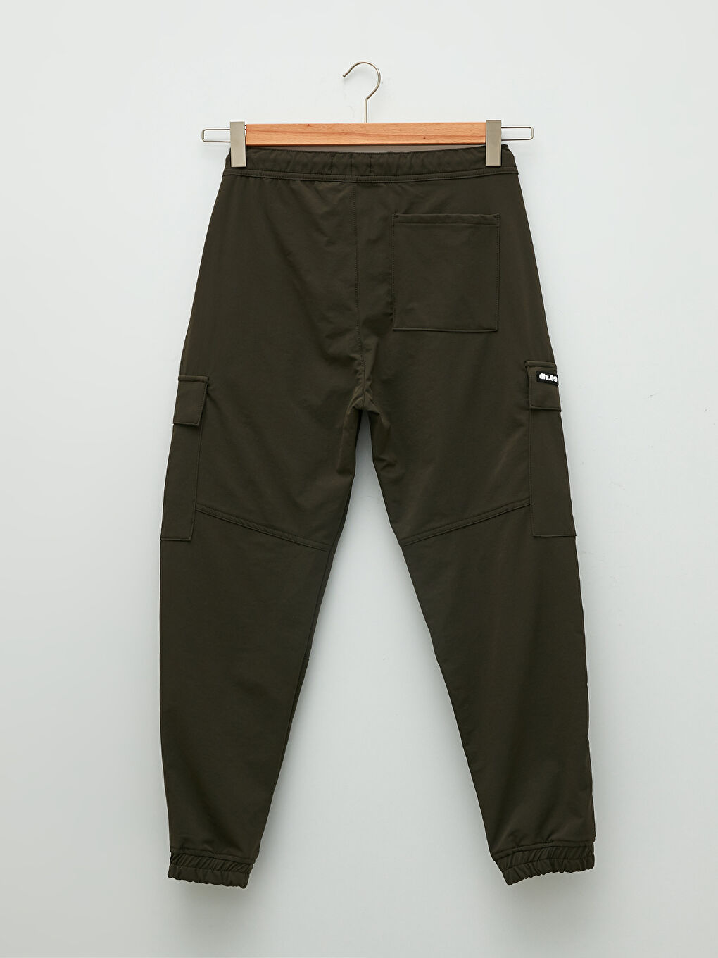 Haki Slim Fit Erkek Kargo Pantolon-6