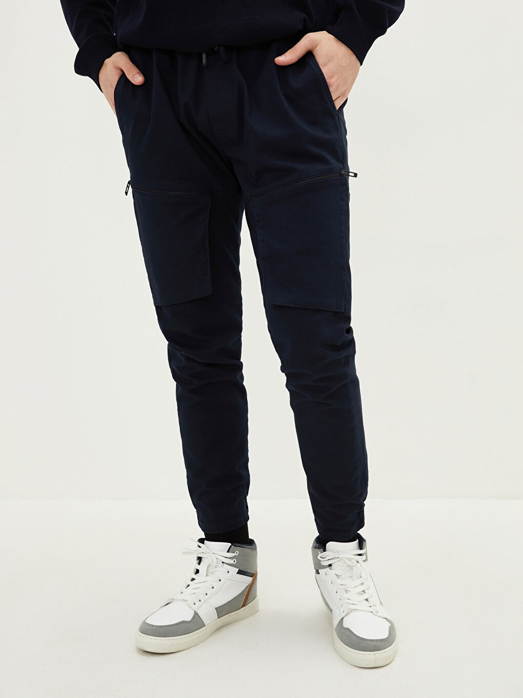 Slim Fit Men's Jogger Trousers-3