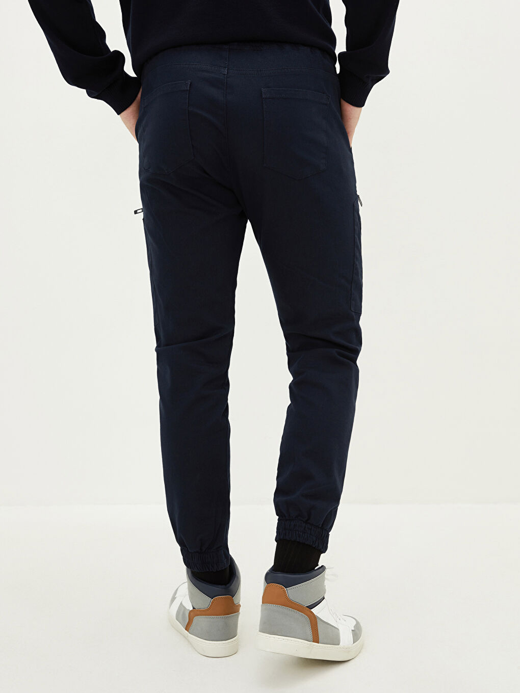 Slim Fit Men's Jogger Trousers-4