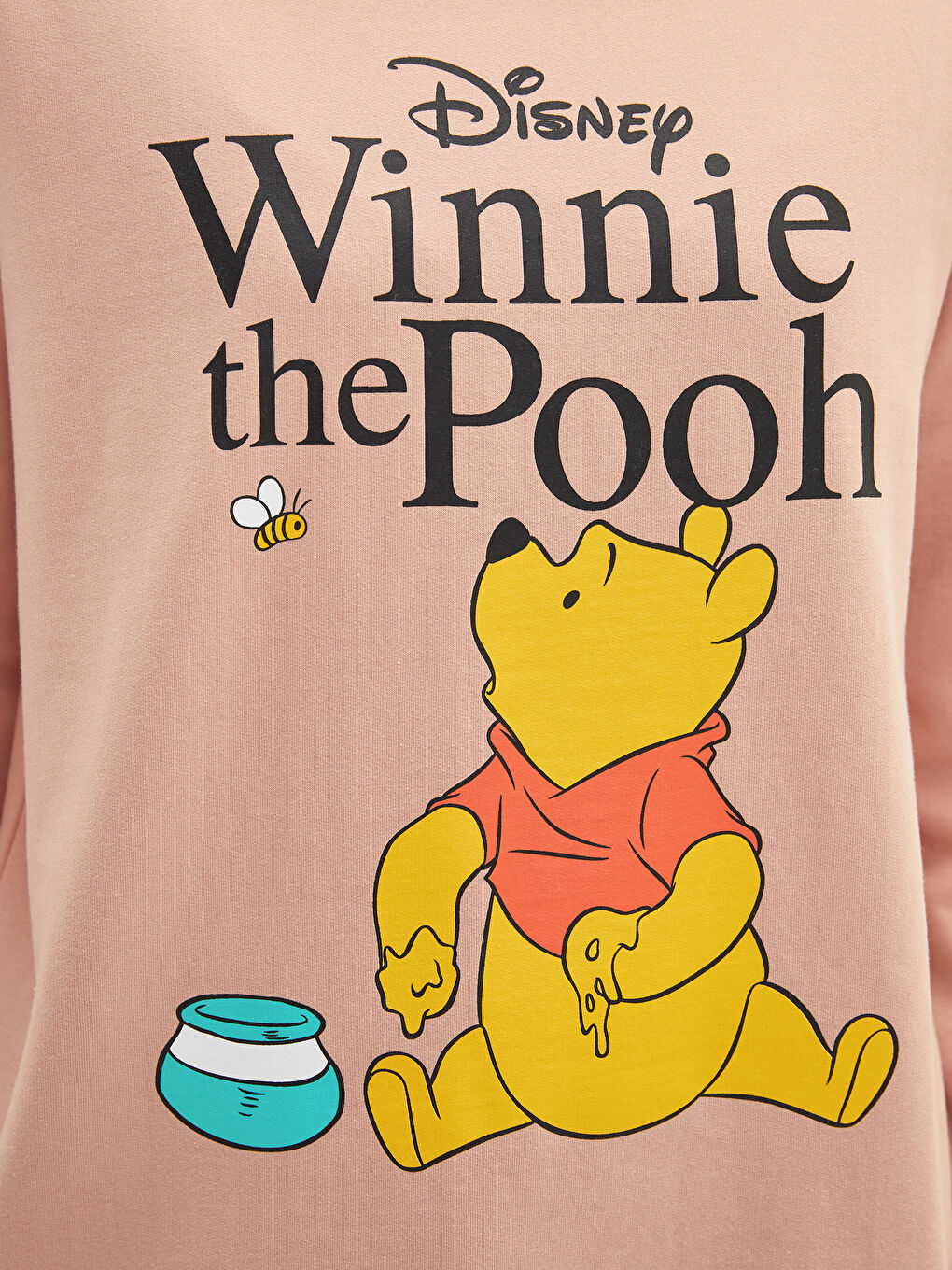 LCW Vision Crew Neck Winnie the Pooh Printed Long Sleeve Women's Sweatshirt -W1JS49Z8-FLK