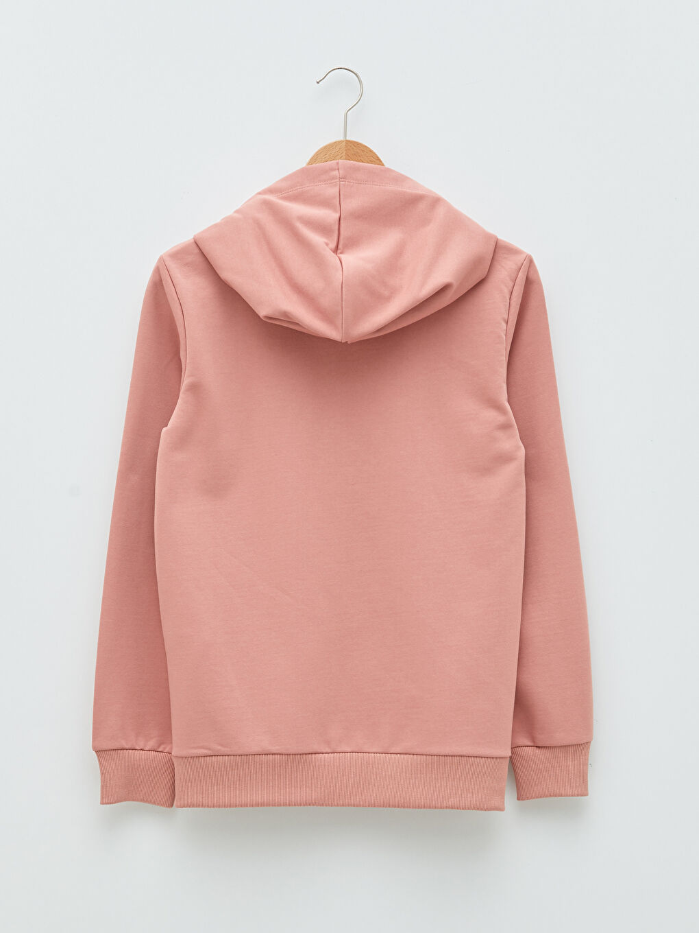 LCW Vision Hooded Slogan Printed Long Sleeve Women's Sweatshirt -W1JS90Z8-SBM