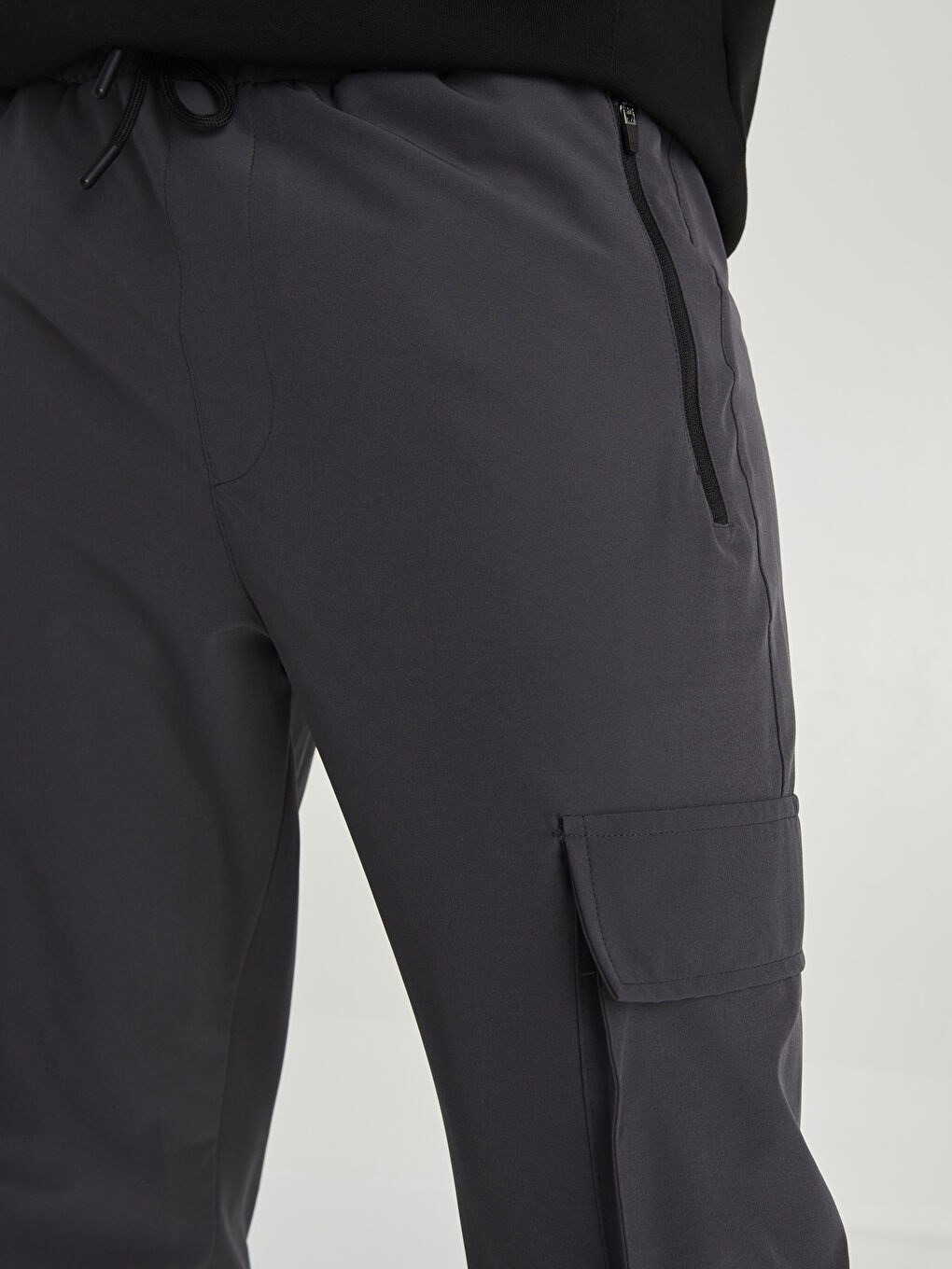 XSIDE ACTIVE Antrasit Slim Fit Erkek Jogger Eşofman Altı - 4