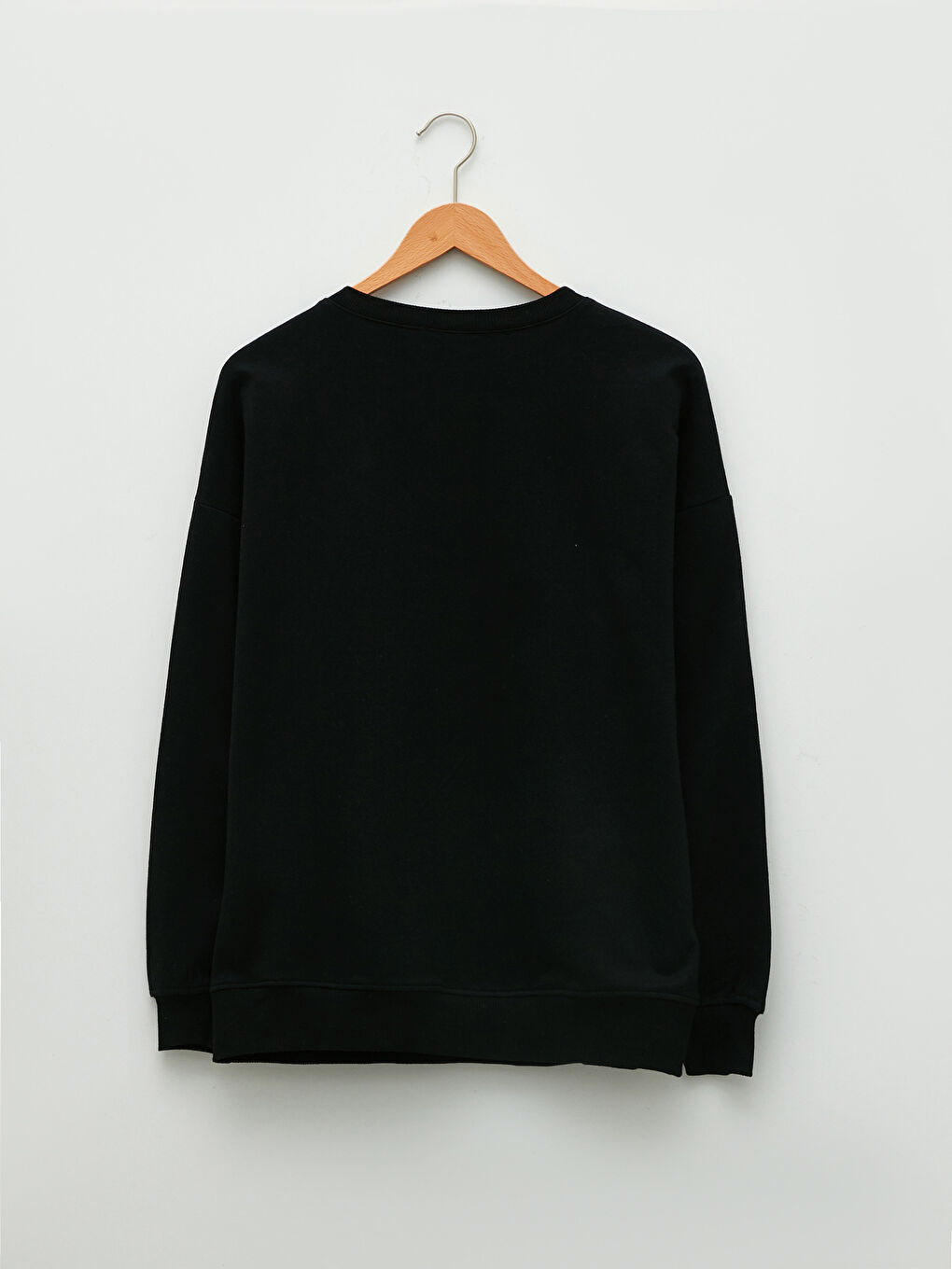 Crew Neck Matrix Printed Long Sleeve Women's Sweatshirt-6