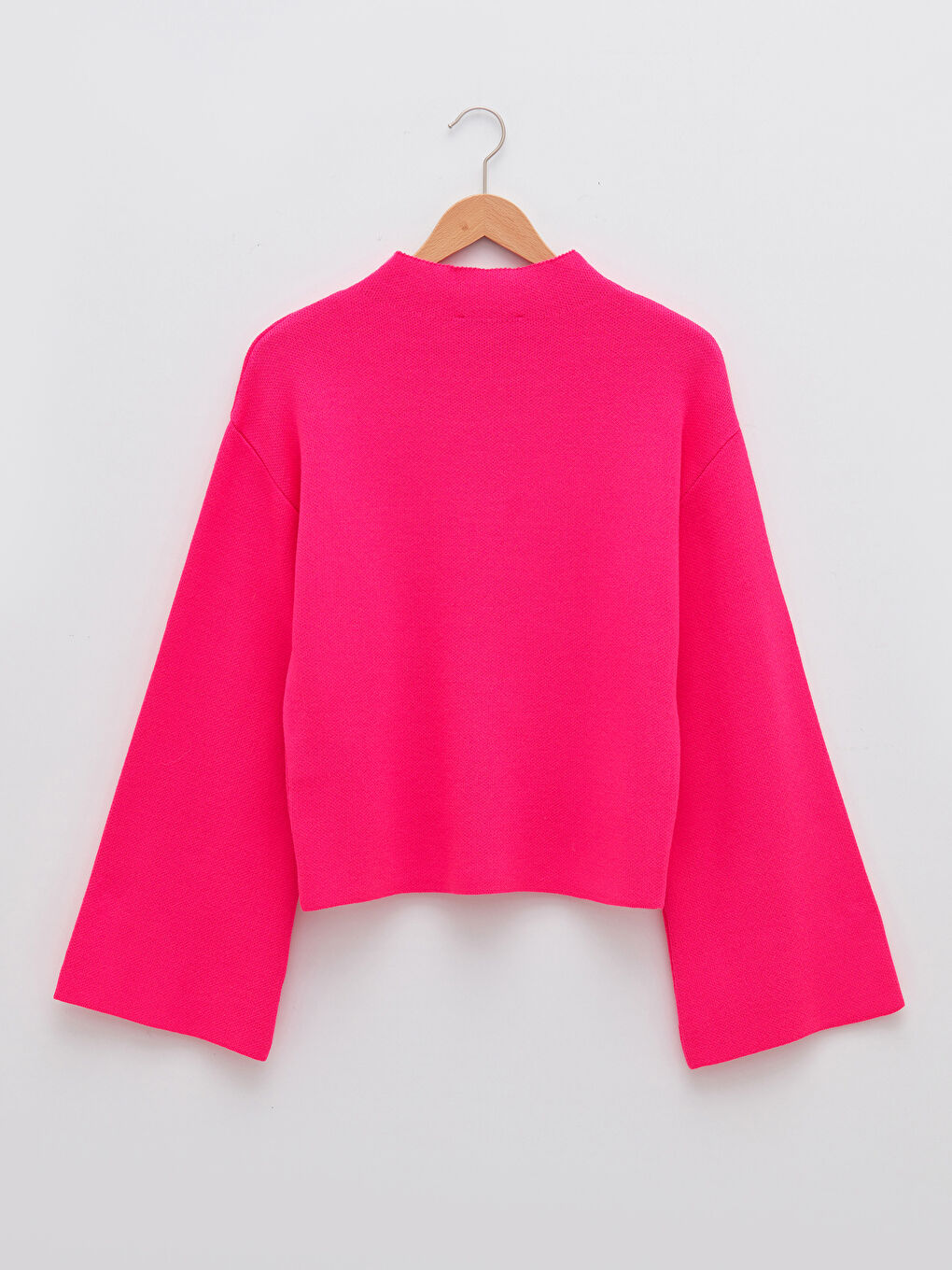 Funnel Neck Women's Knit Sweater-6