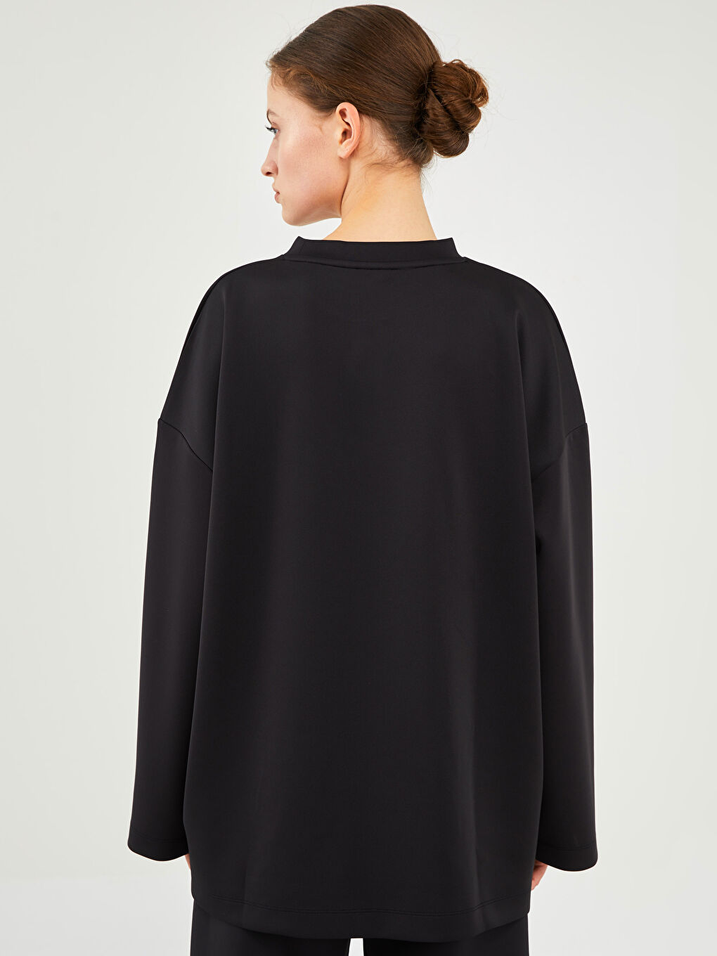 LCW Vision GAMZE SARAÇOĞLU X LCW VISION DAMEN SWEATSHIRT - FAHRRADKRAGEN VOGELAUGEN-DETAIL LANGARM -W1JU51Z8-CVL