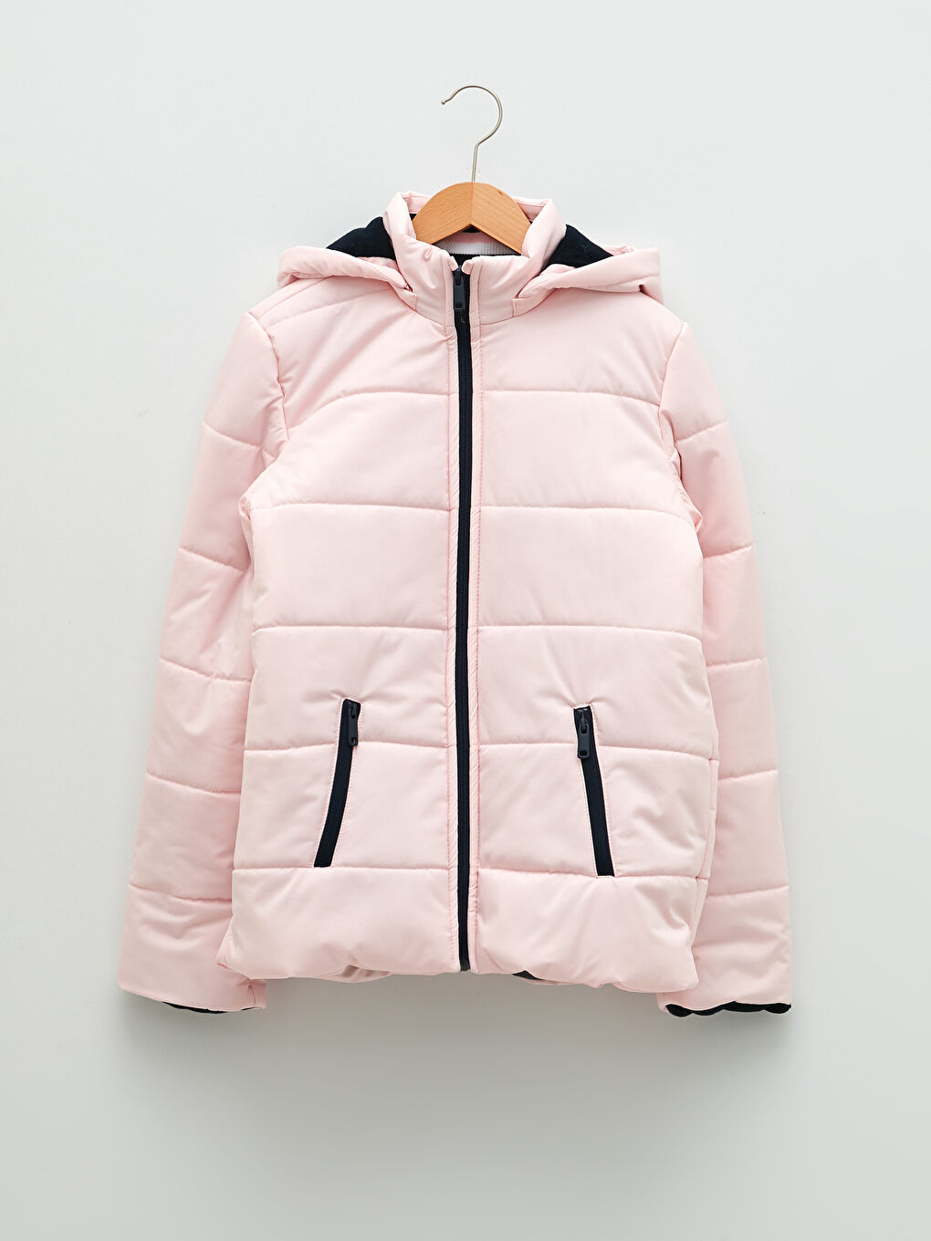 Hooded Basic Girl Puffer-2