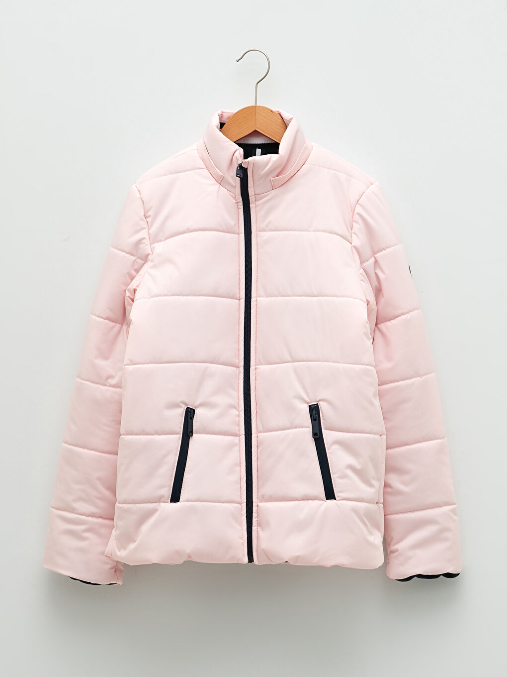 Hooded Basic Girl Puffer-3