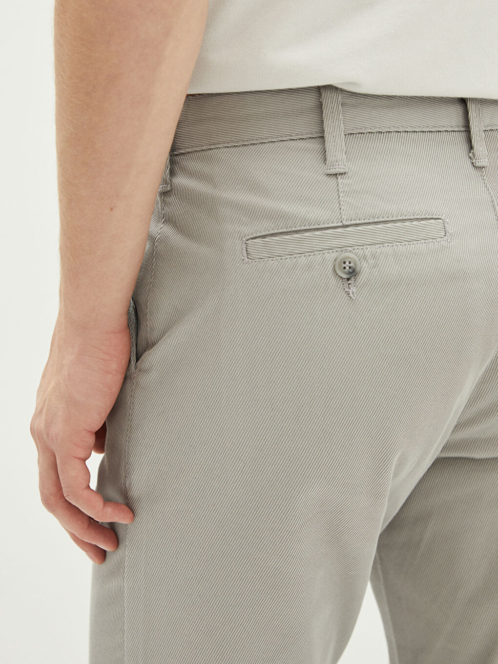 Редовен Панталон от Плат Добби-2