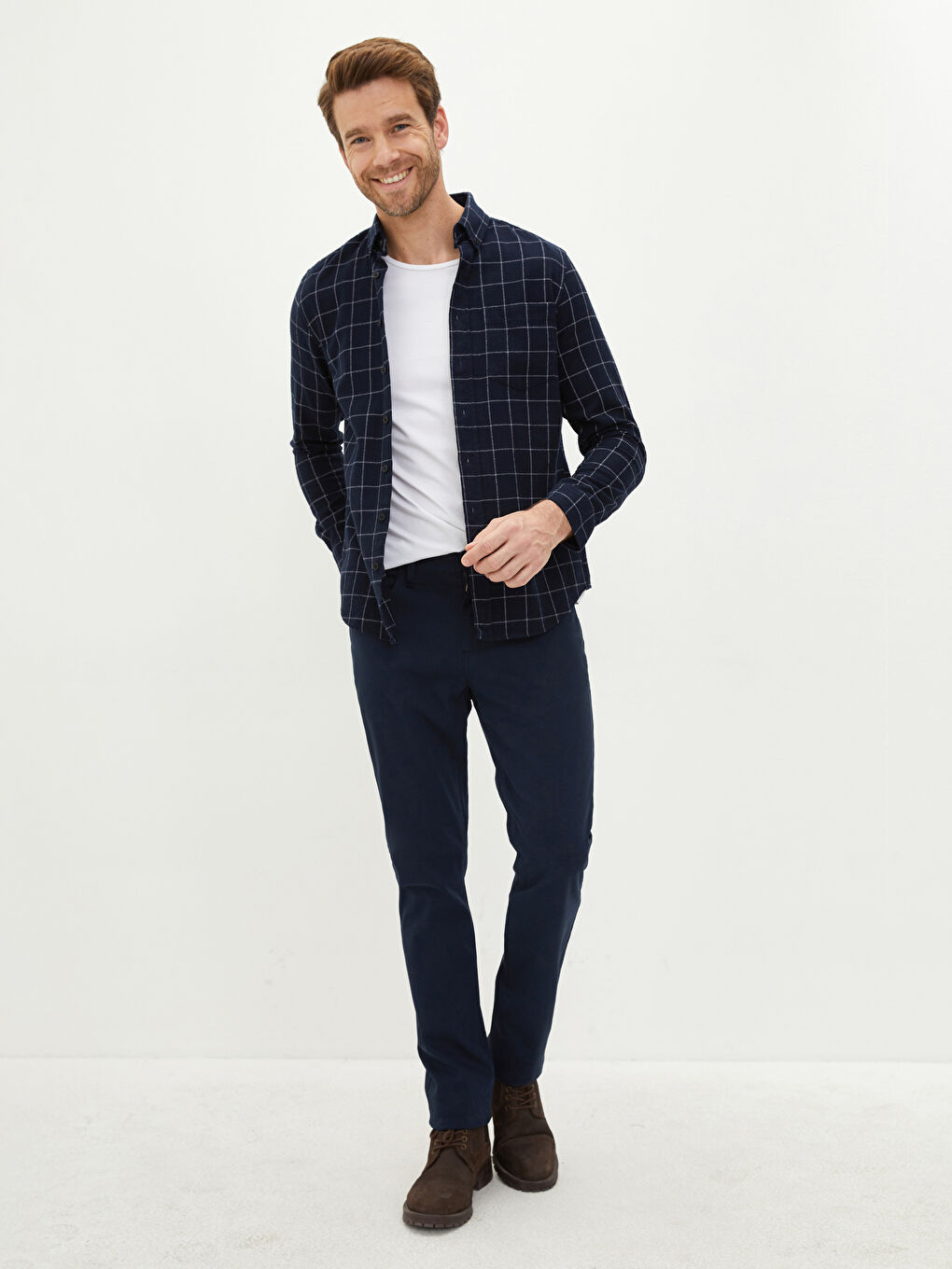 Lacivert Slim Fit Erkek Pantolon